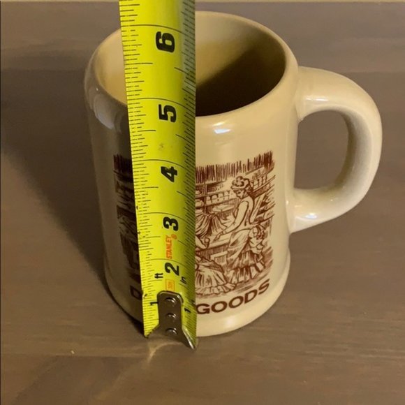 Vintage Tan and Brown Japanese “Dry Goods” Mug - Picture 6 of 6